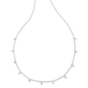 Kendra Scott Henry Strand Necklace Silver NWT
